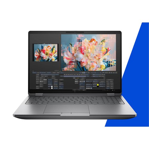 HP ZBook Fury G1i Wolf Pro Security Edition - Data Science Intel Core Ultra 9 285HX Mobiel werkstation 40,6 cm (16") WQXGA 32 GB DDR5-SDRAM 1 TB SSD NVIDIA RTX PRO 5000 Blackwell Wi-Fi 7 (802.11be) Windows 11 Pro AI Workstation, AI PC Zilver