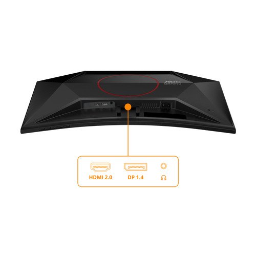 AOC G4 Q27G42ZE computer monitor 68,6 cm (27") 2560 x 1440 Pixels Quad HD LED Zwart, Rood