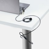 StarTech.com 25-Pack Universeel Laptop Kabelslot 2m, Security Kabel met Gedeelde Sleutel, Compatibel met Noble Wedge&reg;/Nano/K-Slot, Antidiefstal Snijbestendige Kabel