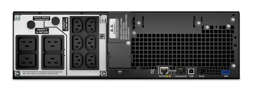 APC Smart-UPS On-Line SRT5KRMXLI - 5kW/VA, 6x C13, 4x C19 uitgang, rackmountable, Embedded NMC