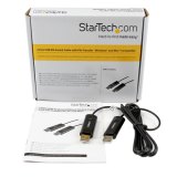 StarTech.com 2-poorts USB-toetsenbord/muis-schakelkabel met bestandsoverdracht voor pc en Mac