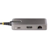 StarTech.com USB-C Multiport Adapter, 4K 60Hz HDMI, HDR - 2-Port 5Gbps USB 3.0 Hub, 100W Power Delivery Pass-Through, GbE, USB Type C Mini Docking Station, Windows/macOS/ChromeOS