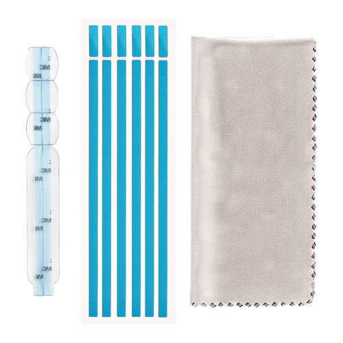 StarTech.com Zelfklevende Strips en Schuifmontagelipjes voor Privacy Filters, Universele Installatiekit voor Laptop/Computer Anti Glare Monitor Privacy Screens, Vervanging/Bevestigingstrip