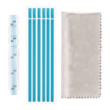 StarTech.com Zelfklevende Strips en Schuifmontagelipjes voor Privacy Filters, Universele Installatiekit voor Laptop/Computer Anti Glare Monitor Privacy Screens, Vervanging/Bevestigingstrip