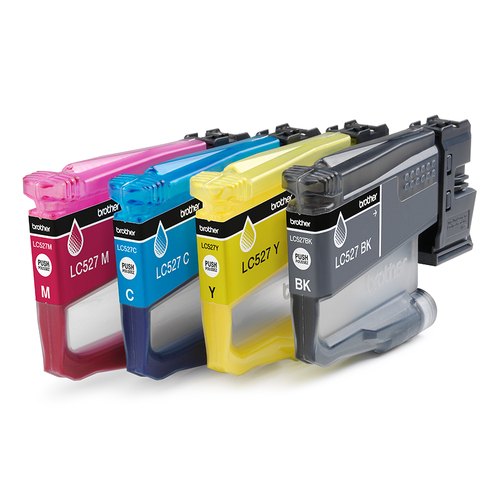 Brother LC527VAL inktcartridge 4 stuk(s) Origineel Zwart, Cyaan, Magenta, Geel