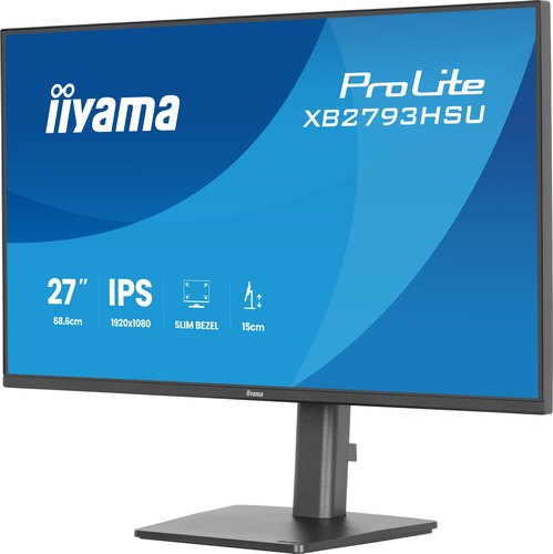 iiyama ProLite XB2793HSU-B1 computer monitor 68,6 cm (27") 1920 x 1080 Pixels Full HD LED Zwart