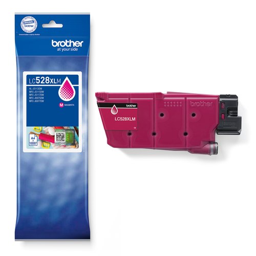 Brother LC528XLM inktcartridge 1 stuk(s) Origineel Ultrahoog rendement Magenta
