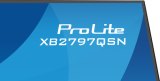 iiyama ProLite XB2797QSN-B1 computer monitor 68,6 cm (27") 2560 x 1440 Pixels Quad HD LCD Zwart