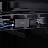 StarTech.com 1-Port Serieel naar Ethernet Adapter, 802.3af PoE, IP Serial Device Server voor Remote RS232 Apparatuur, Muur/DIN Rail Monteerbaar, RJ45 LAN naar DB9 Converter