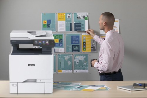Xerox VersaLink C625 A4 50 ppm dubbelzijdig kopiëren en printen, scannen en faxen, geschikt voor PS3 PCL5e/6 2 laden voor max. 650 vel