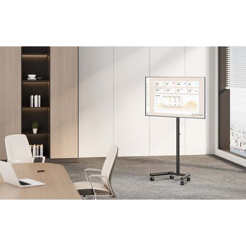 Manhattan Trolley voor TV’s en monitoren, voor schermen 13"–42", VESA-compatibiliteit: van 75x75 tot 200x200 mm (controleer de afmetingen van de vier montagegaten aan de achterzijde), max 20 kg, 6 hoogten, beugel