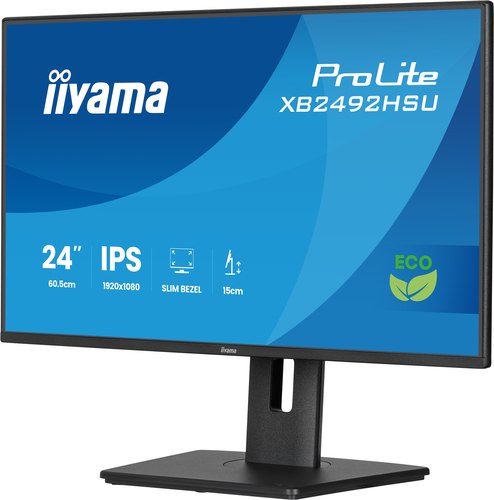 iiyama ProLite XB2492HSU-B1 computer monitor 60,5 cm (23.8") 1920 x 1080 Pixels Full HD LED Zwart