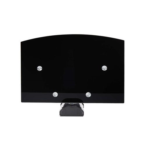 StarTech.com Hangende Wandplank voor Audio/Video Apparatuur, In Hoogte Verstelbaar Schap voor Onder TV, Hangend Wandmeubel, Organiseer uw A/V apparatuur op dit zwart gehard glazen schap