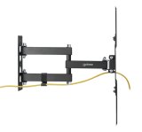 Manhattan Wandbeugel voor TV’s en monitoren (Volledig Verstelbaar), voor schermen 32–55", VESA-compatibiliteit: van 100x100 tot 400x400 mm (controleer de afmetingen van de vier montagegaten aan de achterzijde), max 30 kg, zwart