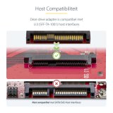 StarTech.com M.2 naar U.3 Adapter voor M.2 NVMe SSDs, PCIe M.2 Schijf naar 2.5inch U.3 (SFF-TA-1001) Host Adapter/Converter, TAA Compliant, 2.5" Drive Form Factor