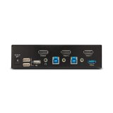 StarTech.com 2-Port DisplayPort KVM Switch, 8K 60Hz / 4K 144Hz, Single Display, DP 1.4, 2x USB 3.0 Ports, 4x USB 2.0 HID Ports, Drukknop & Hotkey Schakelaar, TAA Compliant, OS Onafhankelijk, Metalen Behuizing