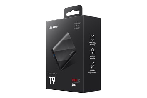 Samsung MU-PG2T0B 2 TB USB Type-C USB 3.2 Gen 2x2 Zwart