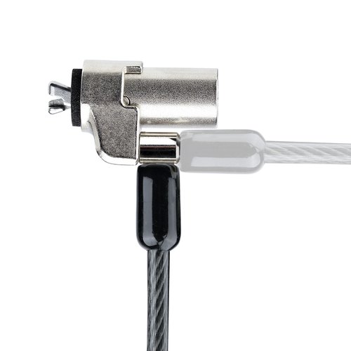 StarTech.com Laptop Kabelslot Compatibel met Noble Wedge&reg;, 2m, Anti-diefstal Kabelslot, Security Kabel voor Dell XPS/Latitude/2-in-1 Notebooks, Snijbestendig, Stalen Beveiligingskabel voor Laptop