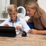 R-Go Tools Ergonomische muis R-Go Twister, met pauzesoftware, ambidexter voor links en rechts, inklapbaar, Bluetooth en bedraad