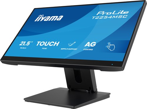 iiyama T2254MSC-B2AG computer monitor 54,6 cm (21.5") 1920 x 1080 Pixels Full HD LED Touchscreen Zwart