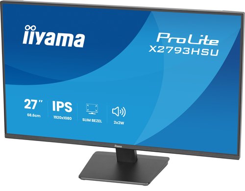 iiyama ProLite X2793HSU-B1 computer monitor 68,6 cm (27") 1920 x 1080 Pixels Full HD LED Zwart
