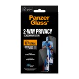 PanzerGlass ® 2-Way Privacy Screen Protector iPhone 18 Pro Max | Ultra-Wide Fit w. EasyAligner Doorzichtige schermbeschermer 1 stuk(s)