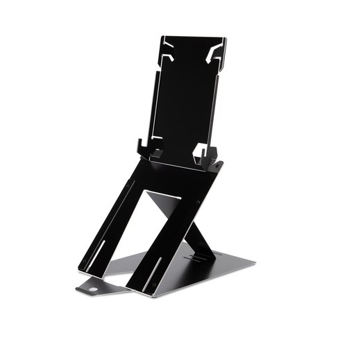 R-Go Tools Tablet- en laptopstandaard R-Go Riser Duo, geschikt voor 10-22 inch scherm, zwart