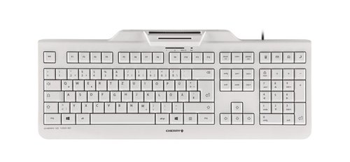 CHERRY KC 1000 SC toetsenbord Kantoor USB QWERTY Brits Engels Grijs