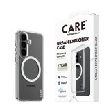 PanzerGlass CARE™ by ® Urban Explorer Case Transparent w. White Qi Samsung Galaxy S26 mobiele telefoon behuizingen Hoes Transparant