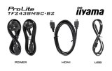 iiyama TF2438MSC-B2 aanraakbedieningspaneel 60,5 cm (23.8") 1920 x 1080 Pixels