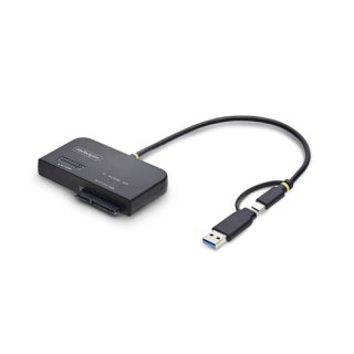 StarTech.com USB-C/USB-A naar M.2 NVMe en 2.5in/3.5in SATA Adapter, 10Gbps, Tool-Free Externe SSD Hard Drive Lezer, B+M/M-Key