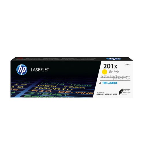 HP 201X originele high-capacity gele LaserJet tonercartridge