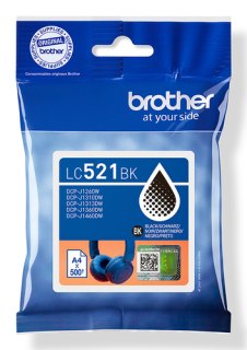 Brother LC521BK inktcartridge 1 stuk(s) Origineel Zwart