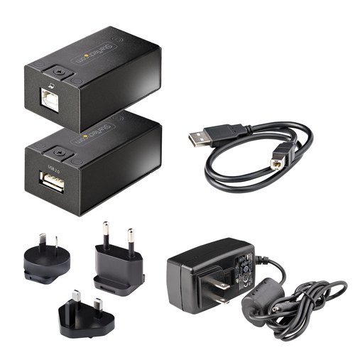 StarTech.com 150m USB 2.0 Extender over Cat5e/Cat6 Ethernet Kabel, Externe Voeding, USB Extender via RJ45/Netwerk Kabel, USB Over UTP Extender/Adapter, USB over Netwerk Verlenger