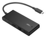 ASUS Dual 4K USB-C Dock DC201 Bedraad USB 3.2 Gen 2 (3.1 Gen 2) Type-C Zwart
