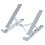 StarTech.com Inklapbare Laptopstandaard, Verstelbare Hoek, Ergonomische Laptophouder, Draagvermogen 10Kg, Ventileren/Kantelen/Verhogen, Aluminium Tablet/Laptop Steun/Riser/Staander