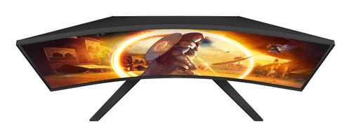 AOC G4 CQ32G4VE computer monitor 80 cm (31.5") 2560 x 1440 Pixels Quad HD LCD Zwart, Grijs