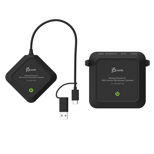 j5create JVW120-N Draadloze extender voor USB™-camera's / microfoons / luidsprekers