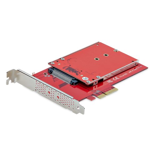 StarTech.com M.2 naar U.3 Adapter voor M.2 NVMe SSDs, PCIe M.2 Schijf naar 2.5inch U.3 (SFF-TA-1001) Host Adapter/Converter, TAA Compliant, 2.5" Drive Form Factor