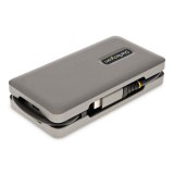 StarTech.com USB-C Multiport Adapter, 4K 60Hz HDMI/VGA, 3-Port USB Hub, 100W Power Delivery Pass-Through, GbE, Travel Docking Station met Charging, Mini Dock, 30cm Wrap-Around Kabel