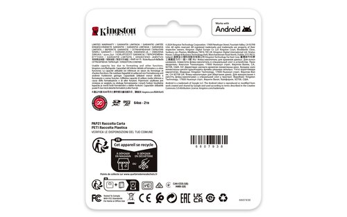 Kingston Technology Canvas Go! Plus 128GB SDXC Canvas Go Plus Gen4 200MB/s C10 UHS-I U3 V30