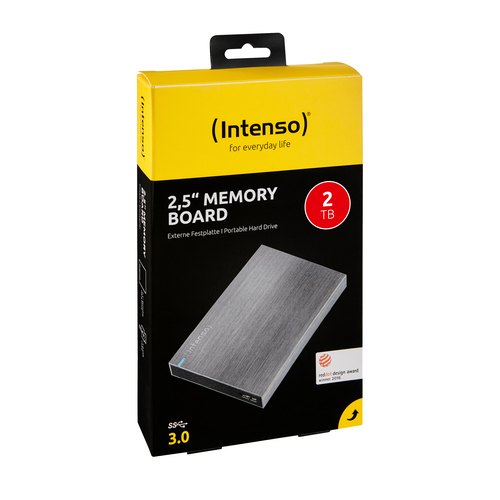 Intenso 6028680 externe harde schijf 2 TB 5400 RPM 2.5" Micro-USB B Antraciet