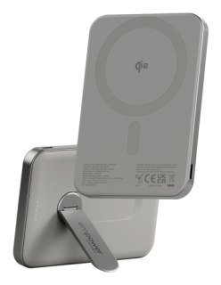 PanzerGlass empower™ by ® empower™ Bank w. Spin Stand | 5000mAh | Titanium Draadloos opladen