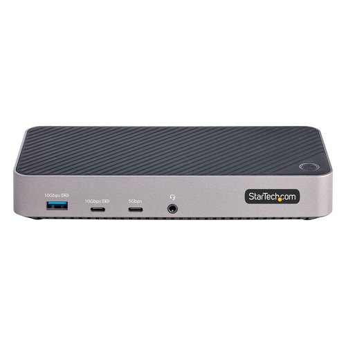 StarTech.com USB-C Triple Monitor Docking Station - HDMI/DP Triple 4k USB-C Dock - 5x USB Hub - GbE - 100W PD - Universeel Multi Monitor Docking Station - Thunderbolt 3/4 Compatibel