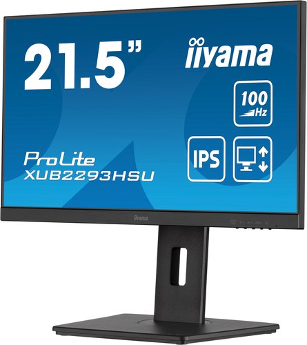 iiyama ProLite XUB2293HSU-B7 computer monitor 54,6 cm (21.5") 1920 x 1080 Pixels Full HD LED Zwart