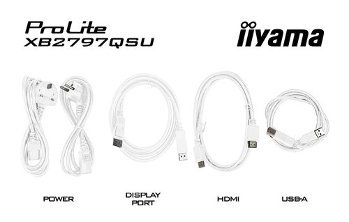 iiyama ProLite XB2797QSU-W1 computer monitor 68,6 cm (27") 2560 x 1440 Pixels Quad HD LED Wit