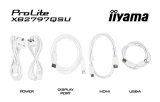 iiyama ProLite XB2797QSU-W1 computer monitor 68,6 cm (27") 2560 x 1440 Pixels Quad HD LED Wit