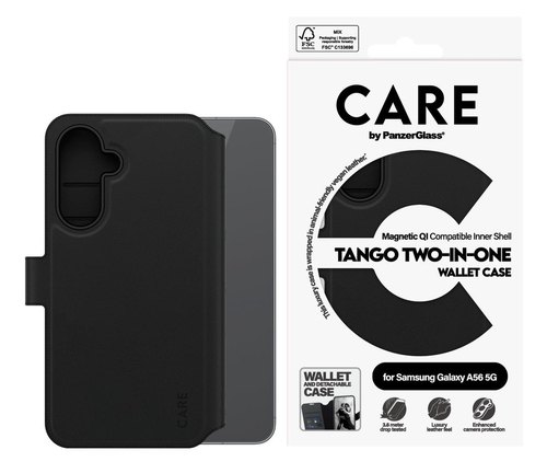 PanzerGlass Tango Two-in-One mobiele telefoon behuizingen 17 cm (6.7") Portemonneehouder Zwart