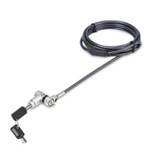 StarTech.com 25-Pack Universeel Laptop Kabelslot 2m, Security Kabel met Gedeelde Sleutel, Compatibel met Noble Wedge&reg;/Nano/K-Slot, Antidiefstal Snijbestendige Kabel