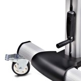 StarTech.com Verrijdbare TV Standaard op Wielen voor 60-100inch Flat Screens tot 100kg, In Hoogte Verstelbaar via Krukas, Mobiele Televisie Standaard/Trolley